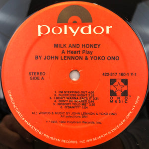 John Lennon & Yoko Ono - Milk & Honey