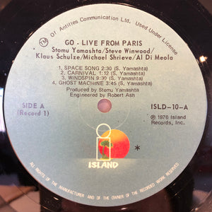 Stomu Yamashta's Go - Go Live From Paris