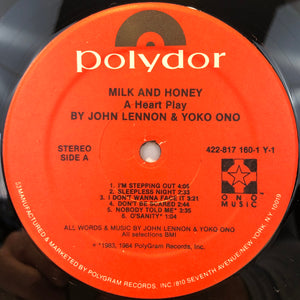 John Lennon & Yoko Ono - Milk & Honey