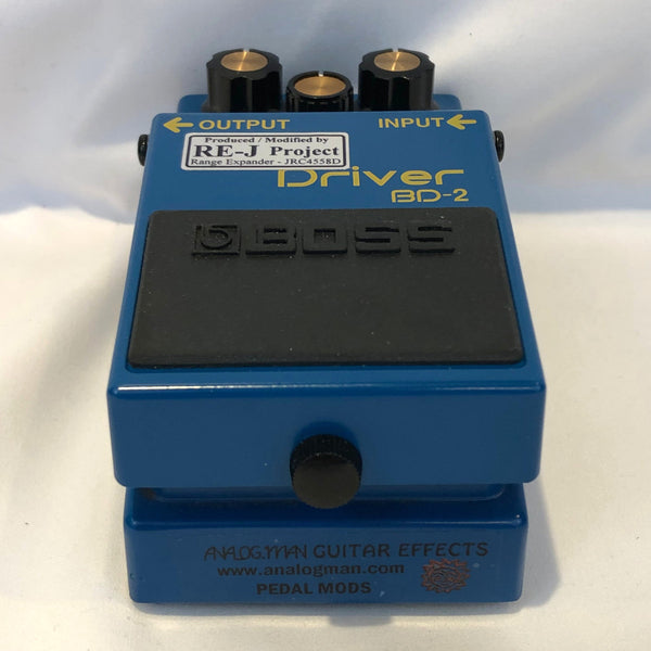 Boss BD-2 Blues Driver with Analogman Mod - Woodbury Music Shop