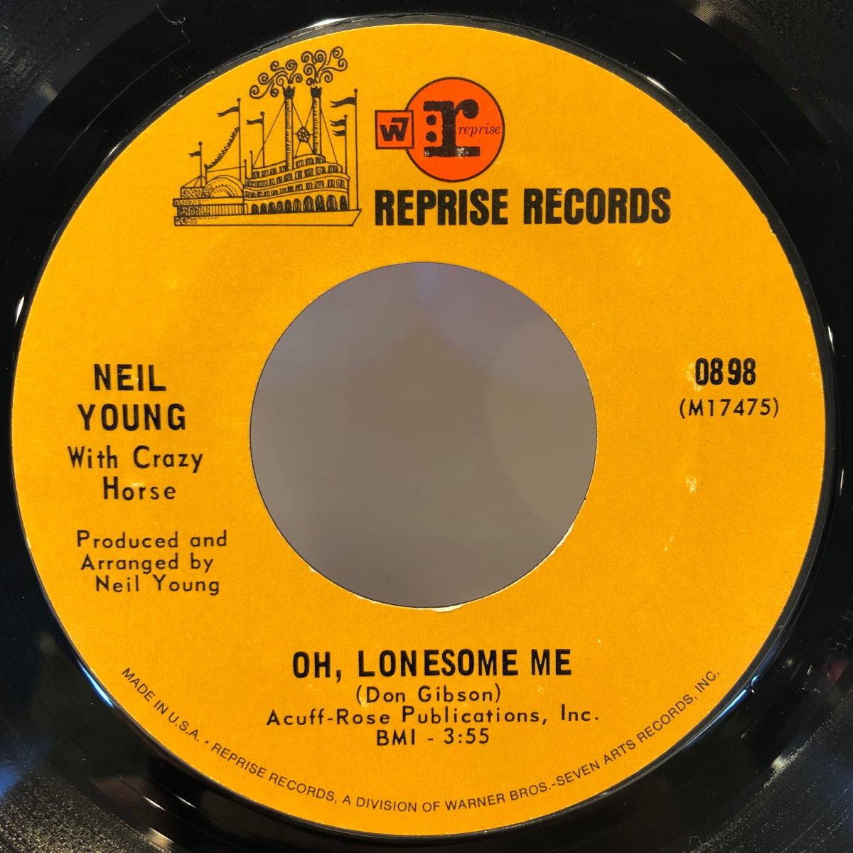 Neil Young - Oh, Lonesome Me 7" 45 RPM