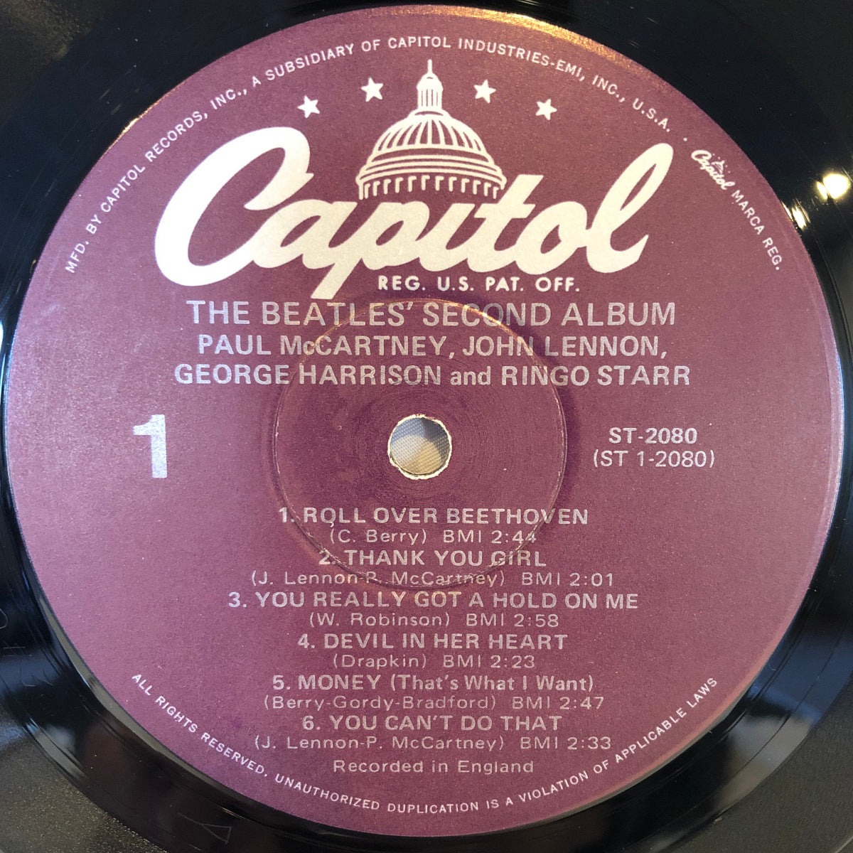 The Beatles' - Second Album - Woodbury Music Shop