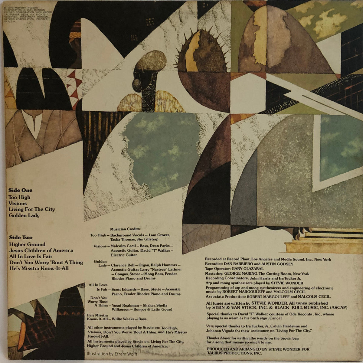 Stevie Wonder - Innervisions - Woodbury Music Shop