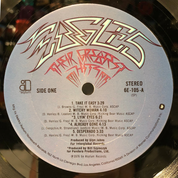 Eagles Their Greatest Hits 1971-1975西ドイツ Eagles. Their Greatest Hits. 1971-1975. RARE. West Germany