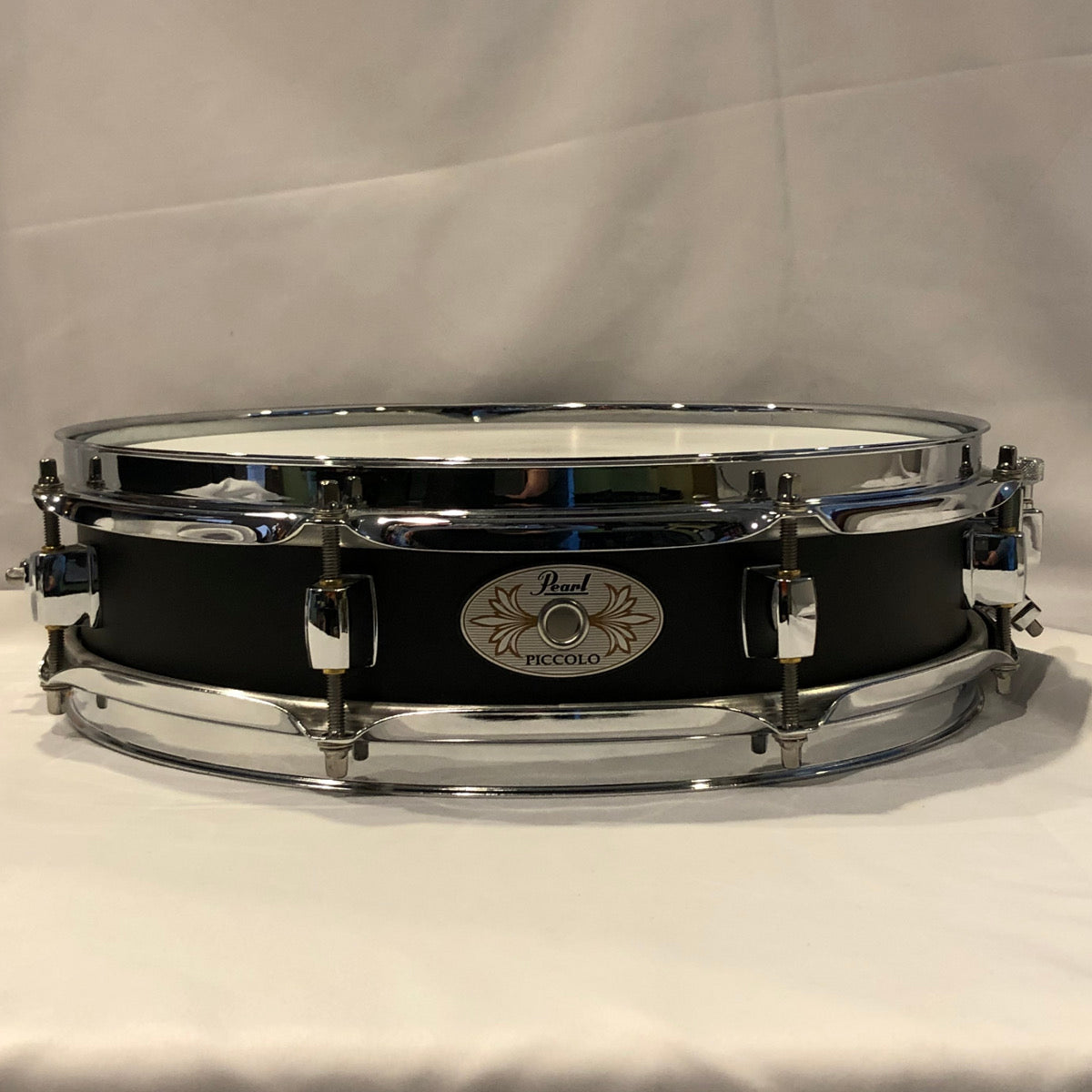 Pearl Steel Piccolo Snare Drum 13x3 Black