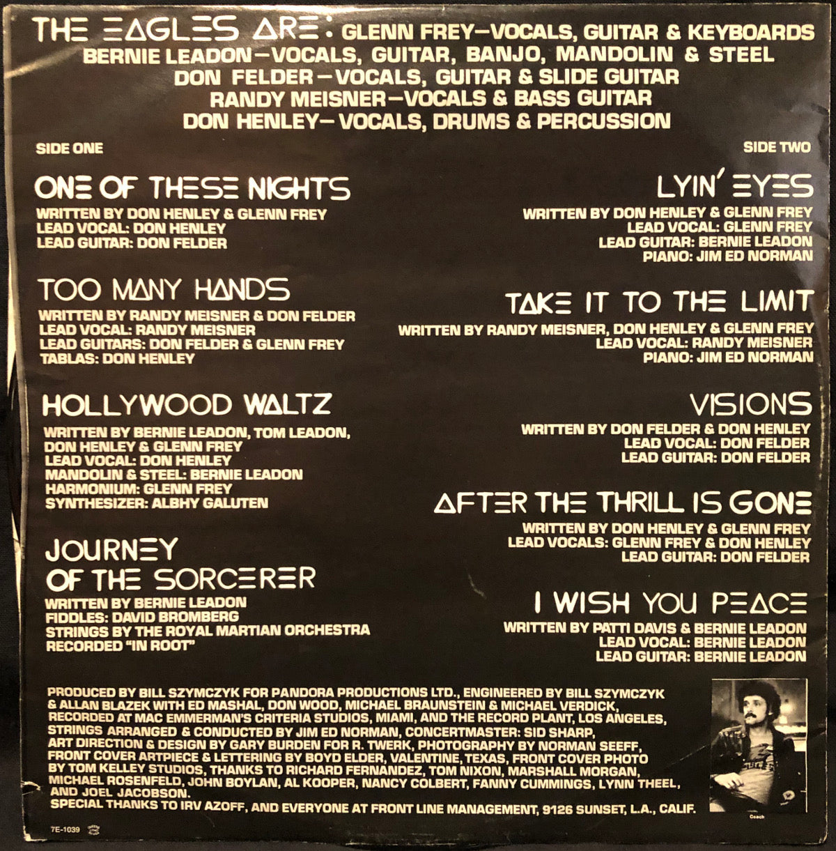 Eagles - One of These Nights - Woodbury Music Shop