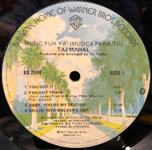 Taj Mahal - Music Fuh  Ya'