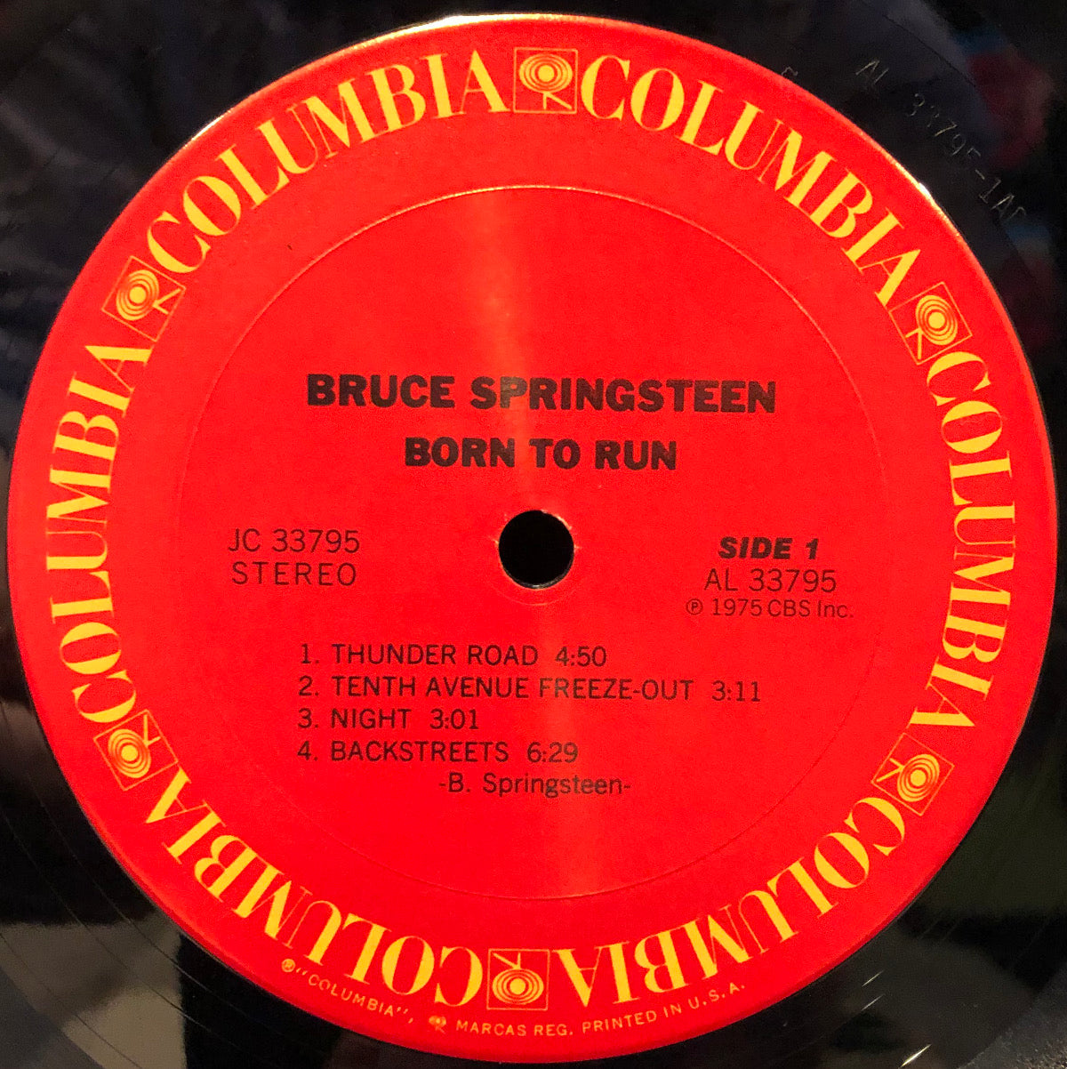 Bruce Springsteen - Born To Run - Woodbury Music Shop