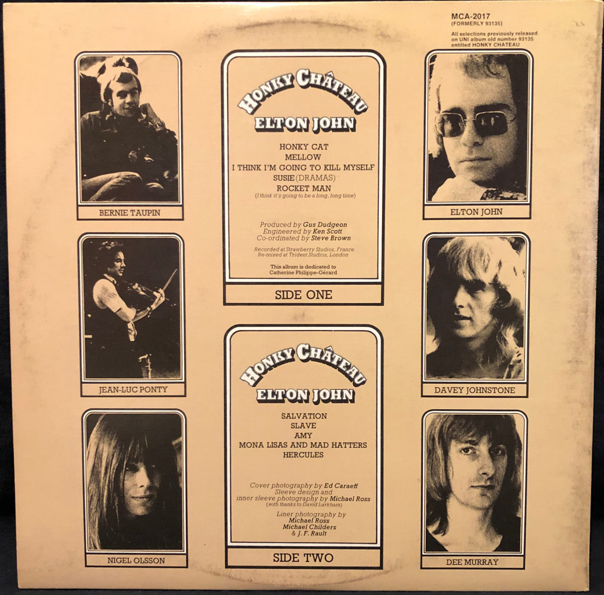 Elton John - Honky Chateau - Woodbury Music Shop