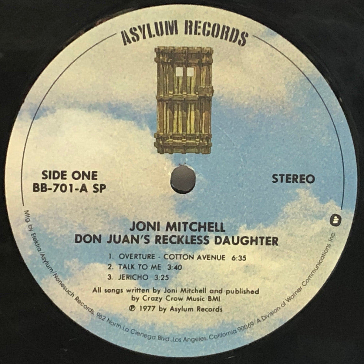Joni Mitchell - Don Juan's Reckless Daughter - Woodbury Music Shop