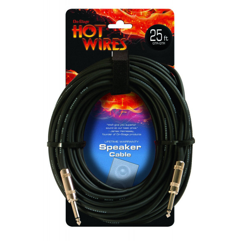 On-Stage Hotwires Speaker Cable 25'